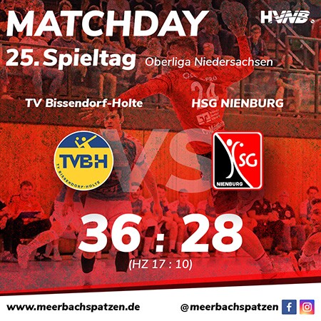 Spielbericht: TV Bissendorf-Holte vs. HSG NIENBURG